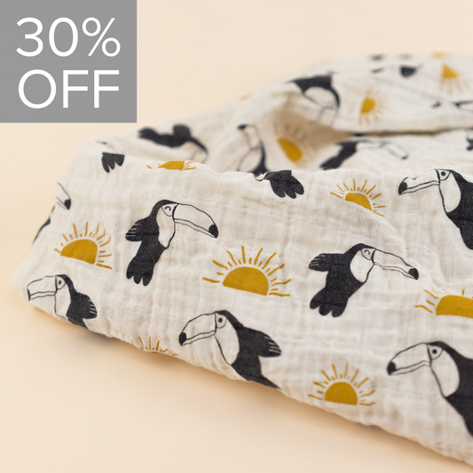 Organic Cotton Muslin Swaddle 2-Pack