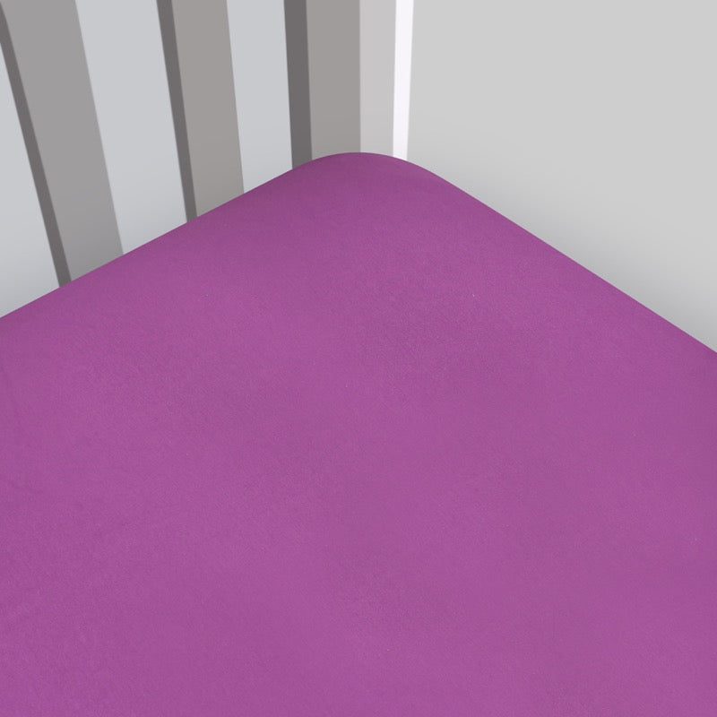 Organic Interlock Fitted Crib Sheet