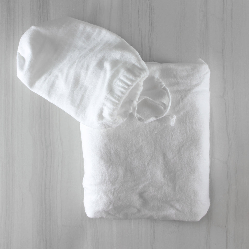 Organic Cotton Fleece Fitted Crib Sheet